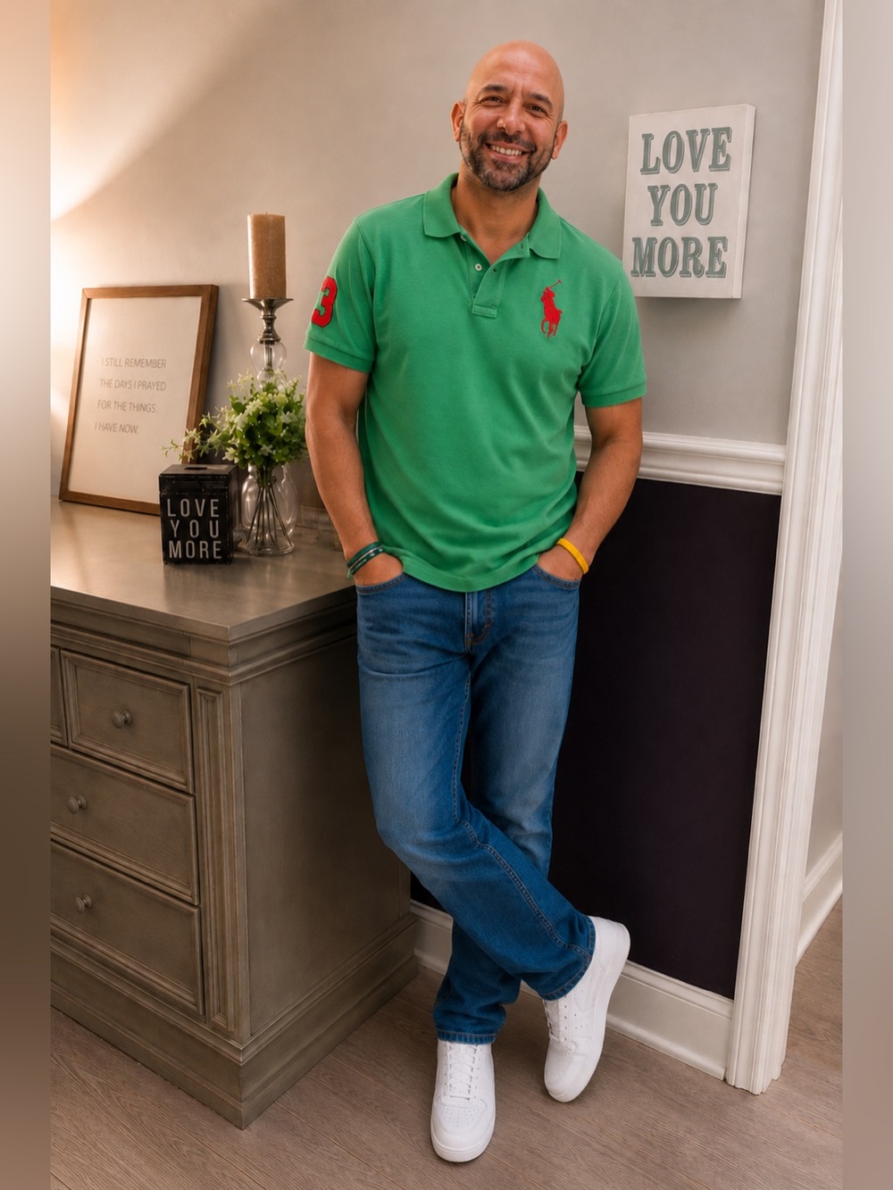 Ralph Lauren Big Pony Green Polo Men’s M